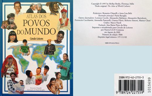 Atlas dos Povos do Mundo - Circulo de Leitores - ISBN 972-42-2577-3