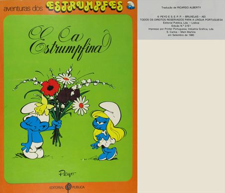 Aventuras dos Estrumpfes, A Estrumpfina - Editorial Publica 1980