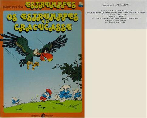 Aventuras dos Estrumpfes, Os Estrumpfes e o Cracucasse - Editorial Publica 1981