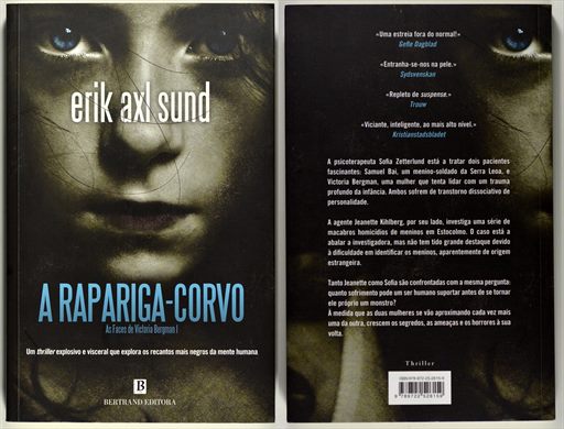 A Rapariga-Corvo - Erik Axl Sund - ISBN 978-972-25-2615-9
