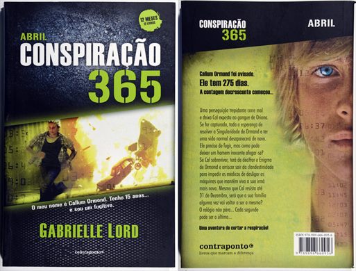 Abril Conspiracao 365 - Gabrielle Lord - ISBN 978-989-666-095-6