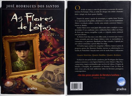 As Flores de Lotus - Jose Rodrigues dos Santos - ISBN 978-989-616-671-7
