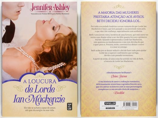 A Loucura de Lorde Ian Mackenzie - Jennifer Ashley - ISBN 978-989-8839-02-2