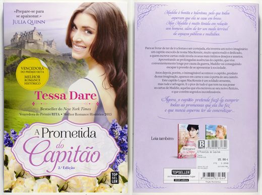 A Prometida do Capitao - Tessa Dare - ISBN 978-989-8831-64-4