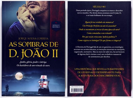 As Sombras de D. Joao II - Jorge Sousa Correia - ISBN 978-989-724-155-0