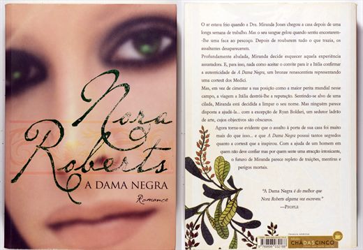 A Dama Negra - Nora Roberts - ISBN 978-989-8032-18-8