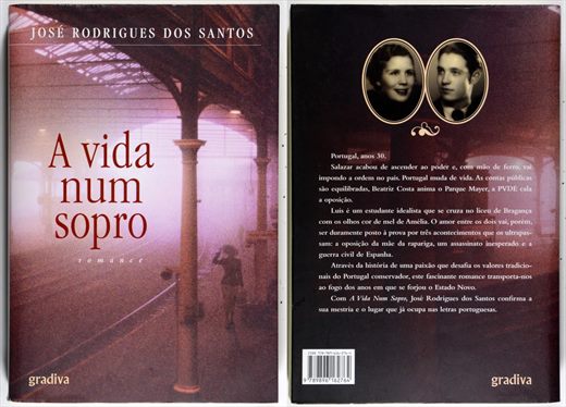 A Vida num Sopro - Jose Rodrigues dos Santos - ISBN 978-989-616-276-4