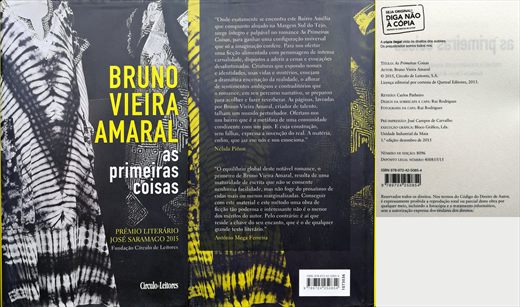 As Primeiras Coisas - Bruno Vieira Amaral - ISBN 978-972-42-5085-4