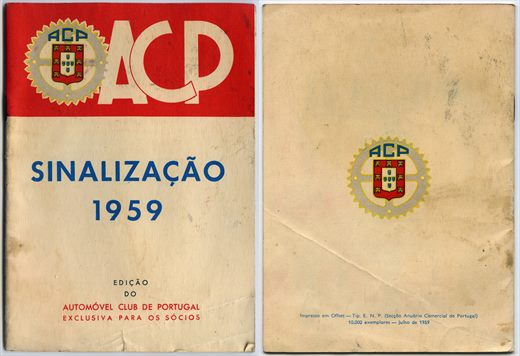 ACP, Sinalizacao 1959 - Automovel Club de Portugal