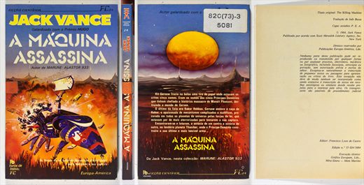 A maquina assassina - Jack Vance 1964