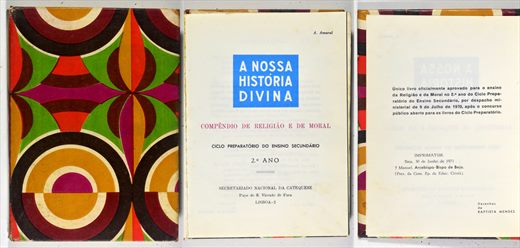 A nossa historia divina, Compendio de religiao e de moral 2o. ano 1971