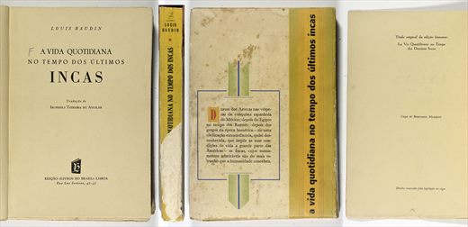 A vida quotidiana no tempo dos ultimos Incas - Louis Baudin - Edicao Livros do Brasil 1960