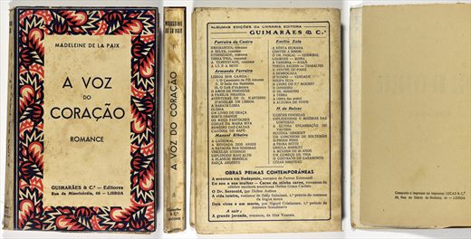 A voz do coracao - Madaleine de la Paix - Guimaraes e Ca. Editores