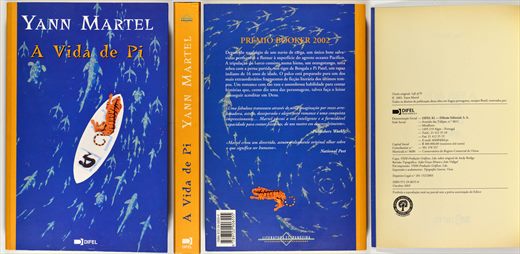 A vida de Pi - Yann Martel - ISBN 972-29-0655-0