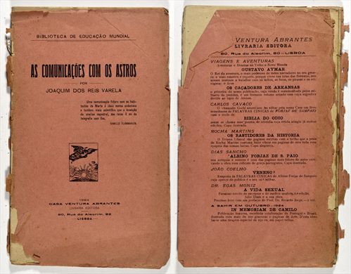 As Comunicacoes com os Astros - Joaquim dos Reis Varela - Casa Ventura Abrantes 1924 (vermelho)