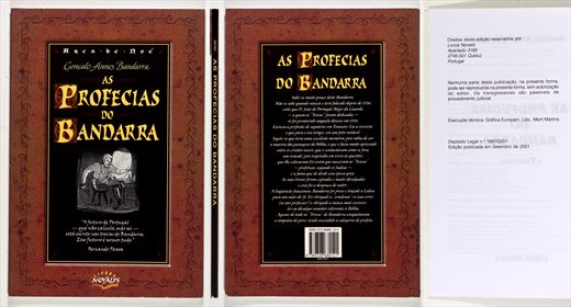 As profecias do Bandarra - Goncalo Annes Bandarra - ISBN 972-8680-12-0