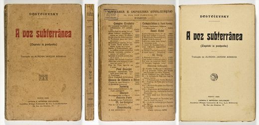 A voz subterranea - Dostoievsky - Americo Fraga Lamares 1926