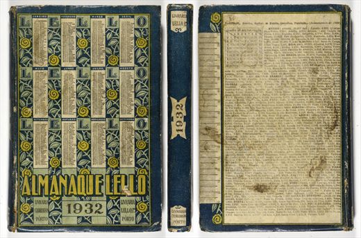 Almanaque Lello 1932 - Livraria Chardron