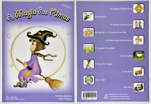 A magia das rimas - Ondia Santos e Pilar Puyana - ISBN 978-989-8500-01-4