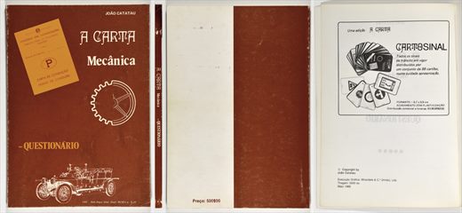 A carta, Mecanica, Questionario - Joao Catatau