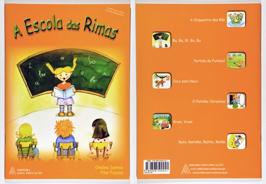 A escola das rimas - Ondina Santos - ISBN 978-989-8500-02-1