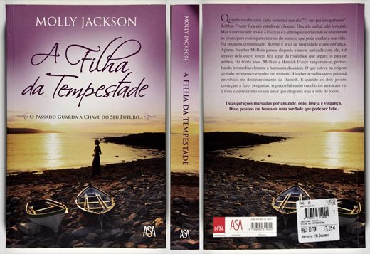 A filha da tempestade - Molly Jackson - ISBN 978-989-23-1402-0
