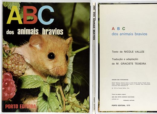 ABC dos animais bravios - Porto Editora 1978