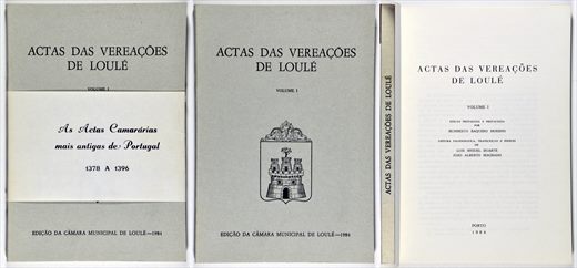 Actas das Vereacoes de Loule Volume I - Camara Municipal de Loule 1984
