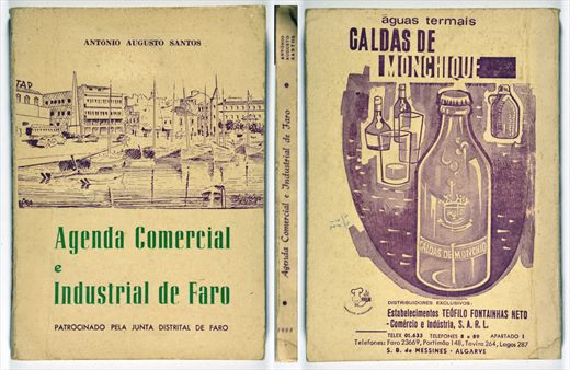 Agenda Comercial e Industrial de Faro - Antonio Augusto Santos - Tipografia Uniao 1963