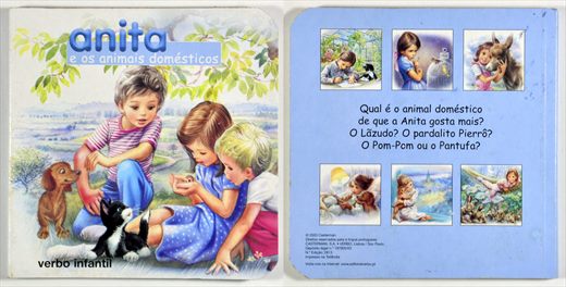 Anita e os animais domesticos - Gilbert Delahaye e Marcel Marlier - Verbo Infaltil