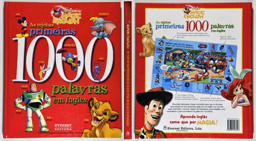 As minhas primeiras 1000 palavras em ingles - Everest Editora - ISBN 989-50-0351-X