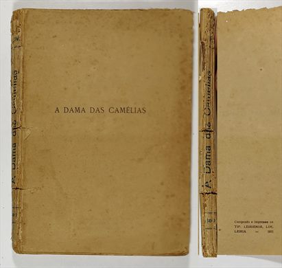 A dama das camelias - Tip. Leirense, Lim. 1931