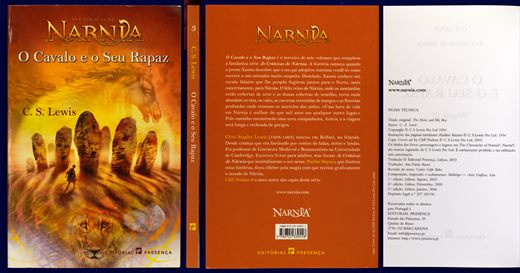 As Cronicas de Narnia, O Cavalo e o Seu Rapaz - C.S. Lewis - ISBN 972-23-3055-1