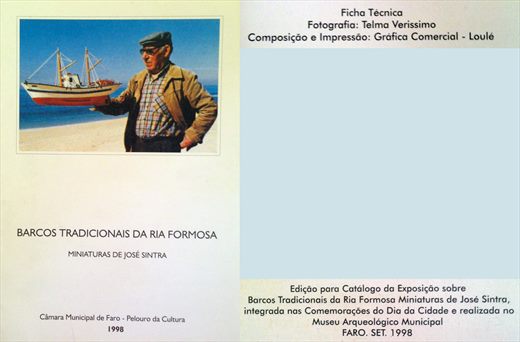 Barcos Tradicionais da Ria Formasa, Miniaturas de Jose Sintra - Camara Municipal de Faro 1998
