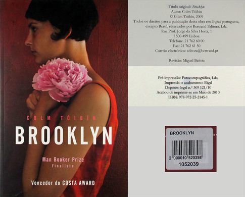 Brooklyn - Colm Toibin - ISBN 978-972-25-2145-1