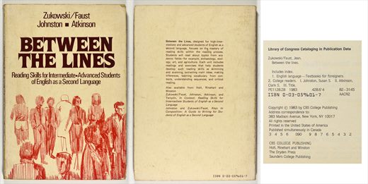 Between the lines - Jean Zukowski-Faust, Susan S. Johnston - ISBN 0-03-059601-7