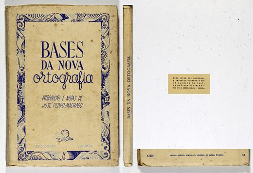Bases da nova ortografia - Grafica Santelmo 1946
