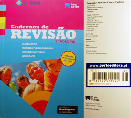 Cadernos de Revisao 2o. volume, 7o. ano - ISBN 978-972-0-01569-3