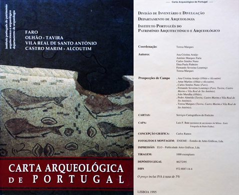 Carta Arqueologica de Portugal ISBN 972-8087-14-4