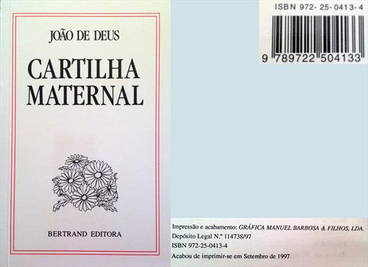 Cartilha Maternal - ISBN 972-25-0413-4