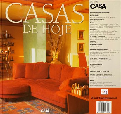 Casas de Hoje ISBN 972-611-321-0