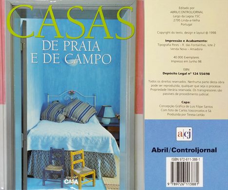 Casas de Praia e de Campo ISBN 972-611-388-1