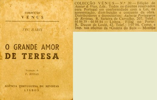 Coleccao Venus - O Grande Amor de Teresa
