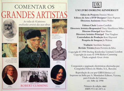 Comentar os Grandes Artistas - ISBN 972-42-1871-6