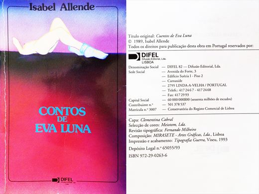 Contos de Eva Luna ISBN 972-29-0263-6