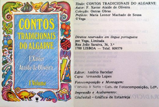 Contos Tradicionais do Algarve I Volume