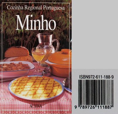 Cozinha Regional Portuguesa Minho ISBN 972-611-188-9