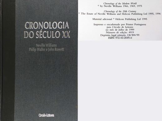 Cronologia do Seculo XX - ISBN 972-42-2049-4