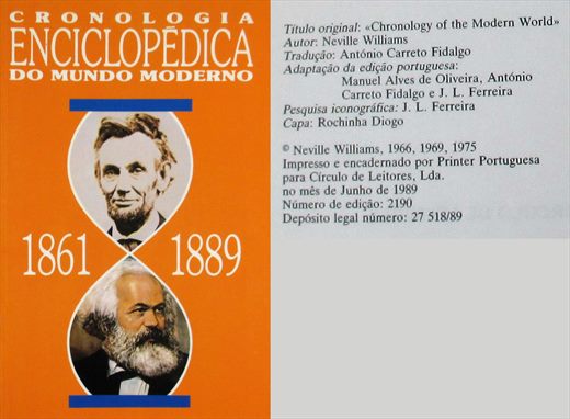 Cronologia Enciclopedica do Mundo 1861-1889