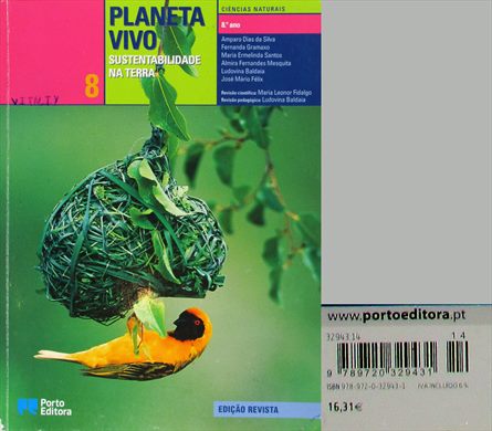 Ciencias Naturais Planeta Vivo 8o. ano ISBN 978-972-0-32943-1
